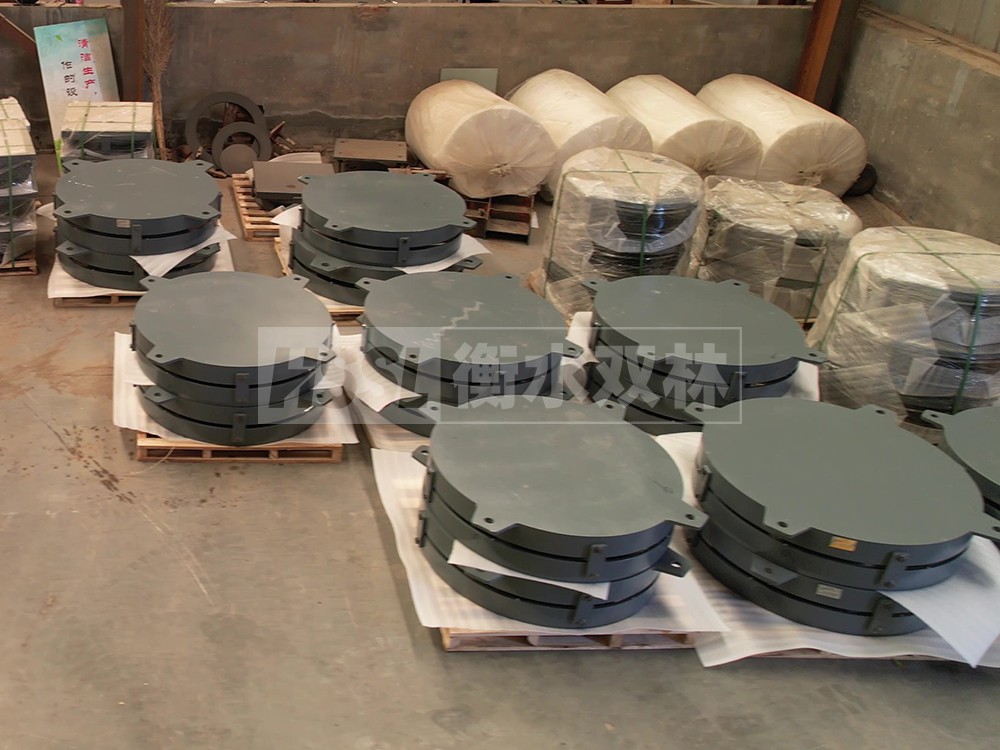 建筑橡膠減振支座 疊層橡膠支座廠家 HDR300橡膠隔震支座