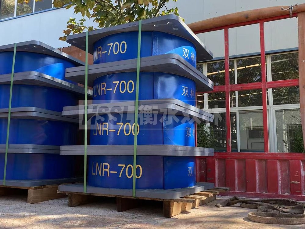 圓形高阻尼隔震橡膠支座廠家 HDR1200高阻尼支座 LNR1000天然隔震支座多少錢